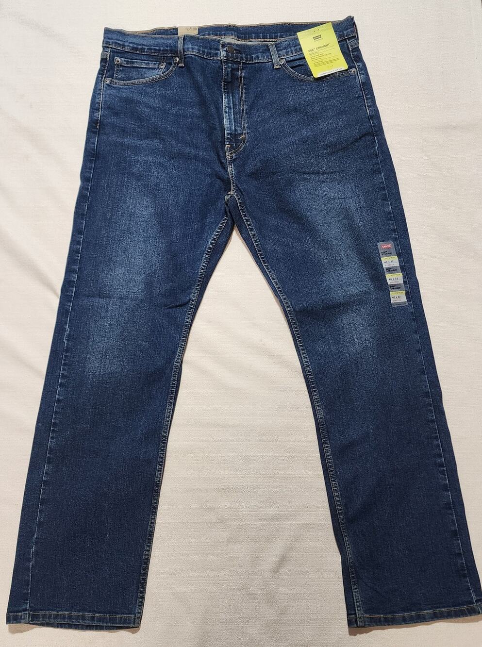 Levi's flex 506 straight high stretch waist 40'' length 32'' men's